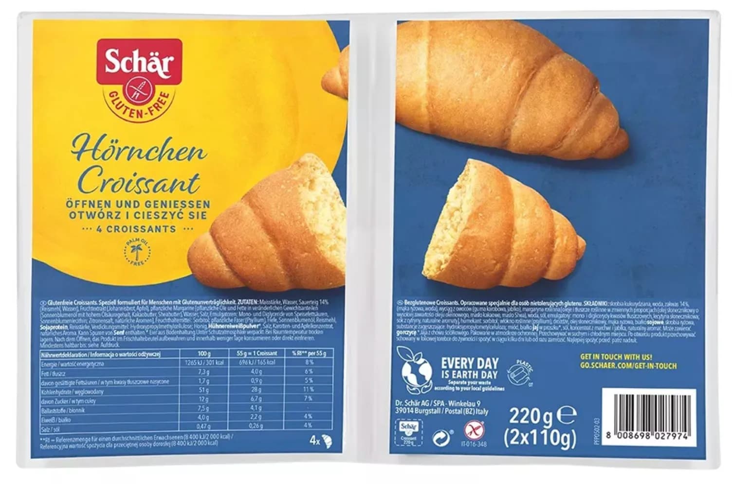 Schar Croissant Rogalik (2 x 110 g) 220 g - zdjęcie 1