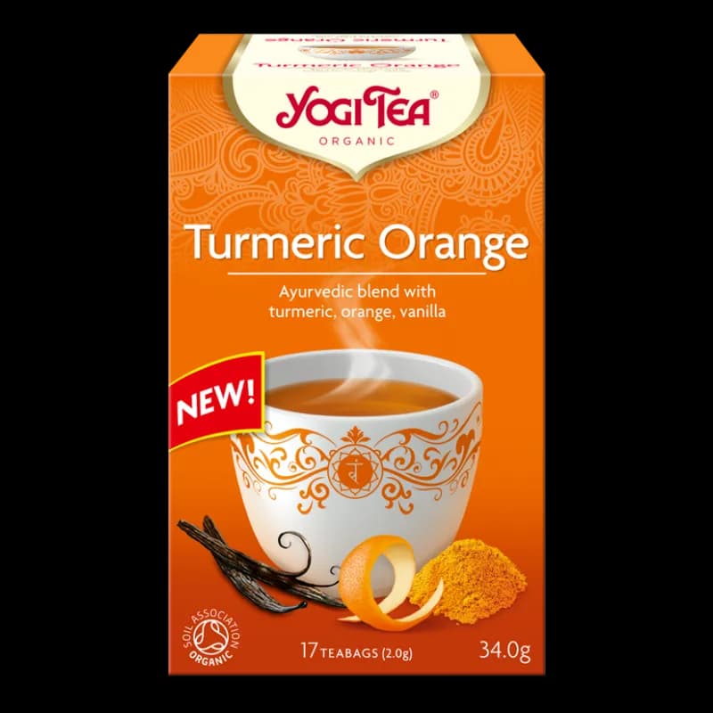 Yogi Tea Herbatka Kurkuma Pomarańcza BIO (17 x 2 g) 34 g - zdjęcie 1