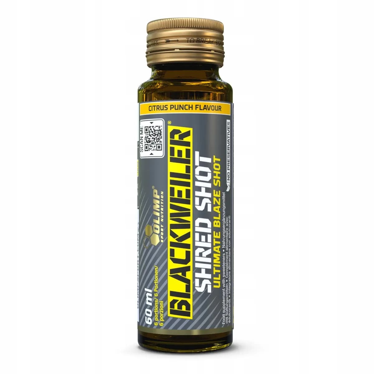 Olimp Blackweiler Shred Shot 60 ml o smaku citrus punch - zdjęcie 1