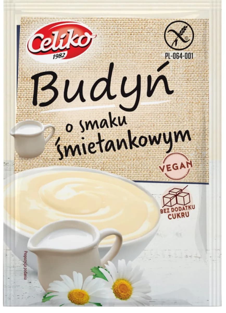 Celiko Budyń O Smaku Śmietankowym Bezglutenowy 40 g - zdjęcie 1