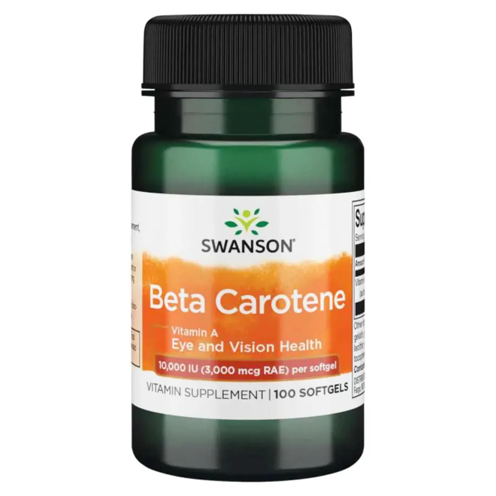Swanson Beta Carotene Beta karoten 10 000 iu 100 kapsułek - zdjęcie 1