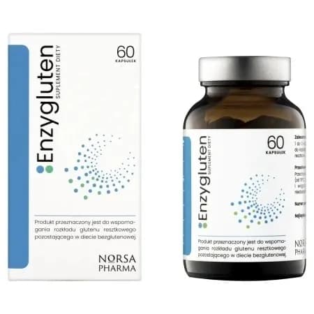 Norsa Pharma Enzygluten 60 kapsułek - zdjęcie 1