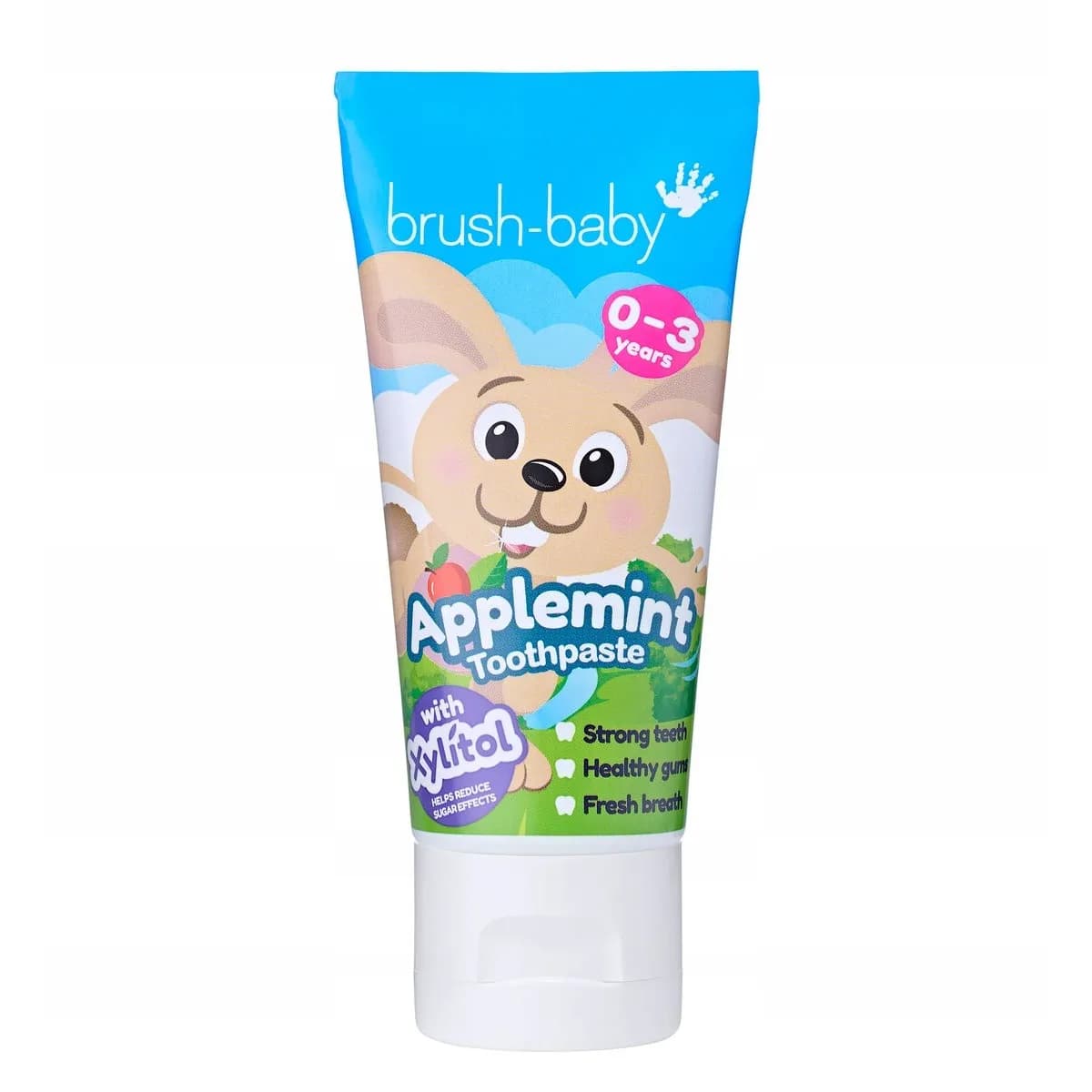 BRUSH-BABY Applemint pasta do zębów (0-3 lat) 50 ml jabłkowo-miętowa - zdjęcie 1