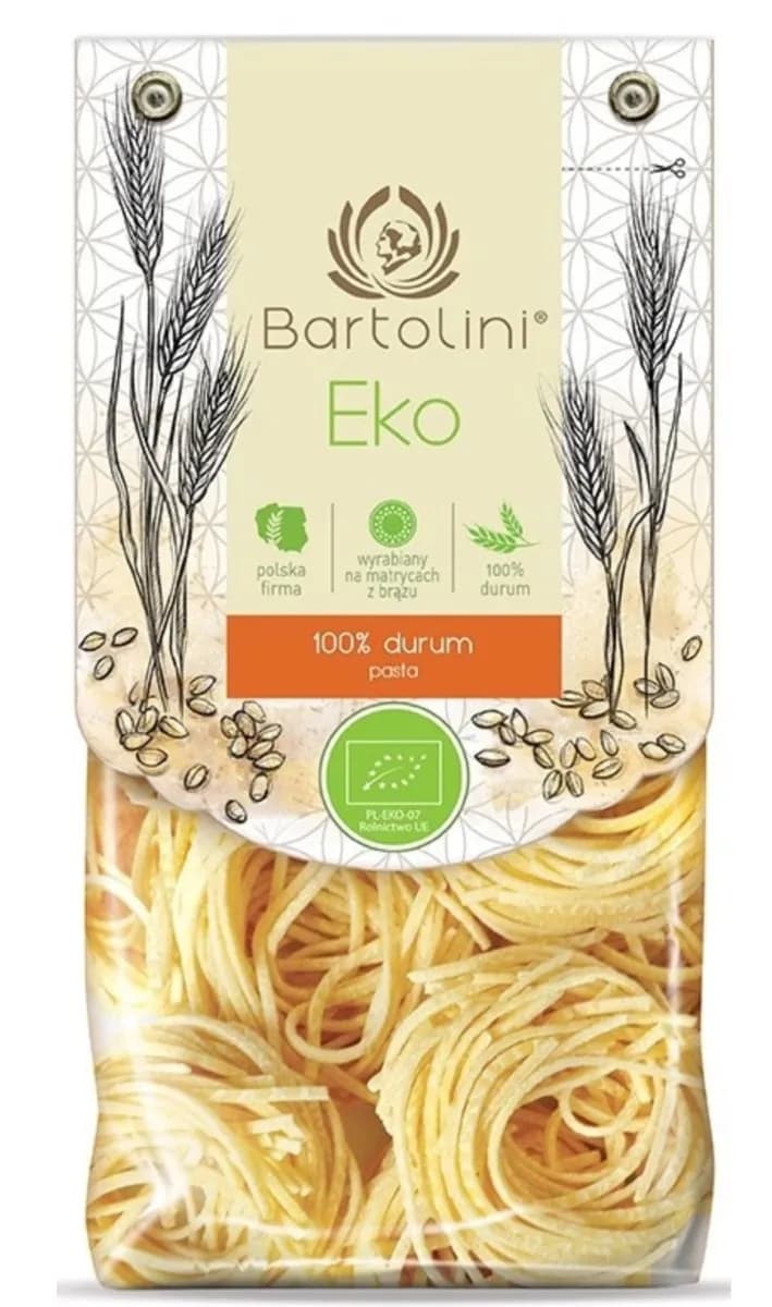 Bartolini Makaron Semolinowy Gniazda Spaghetti A'La Chitarra BIO 250 g - zdjęcie 1