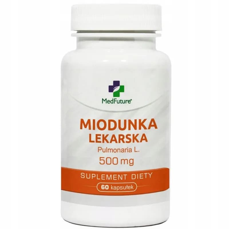 MedFuture Miodunka lekarska 500mg 60 kapsułek - zdjęcie 1