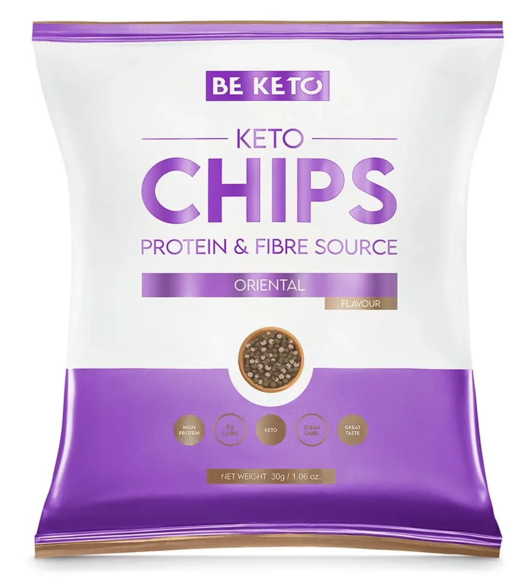 BeKeto Keto Chipsy pikantne orientalne 30g - zdjęcie 1