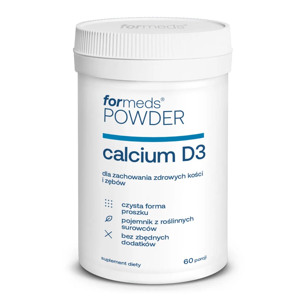 Formeds Powder Calcium D3 cytrynian wapnia + Witamina D3 60 porcji - zdjęcie 1