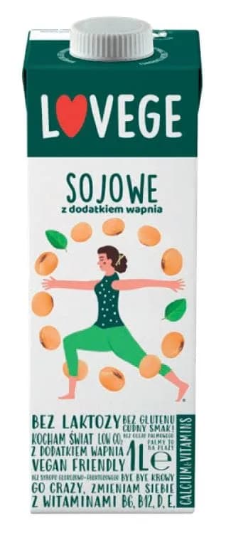Sante Napój Lovege Sojowy z Wapniem 1l - zdjęcie 1
