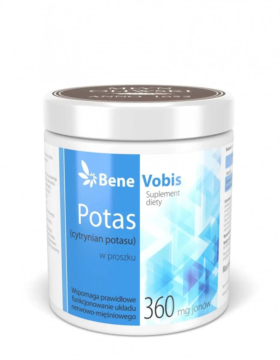 Bene Vobis Potas (cytrynian potasu) w proszku 500g - zdjęcie 1