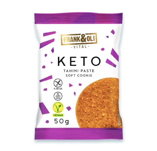 Frank&Oli Keto Soft Cookie Tahini 50g - zdjęcie 1