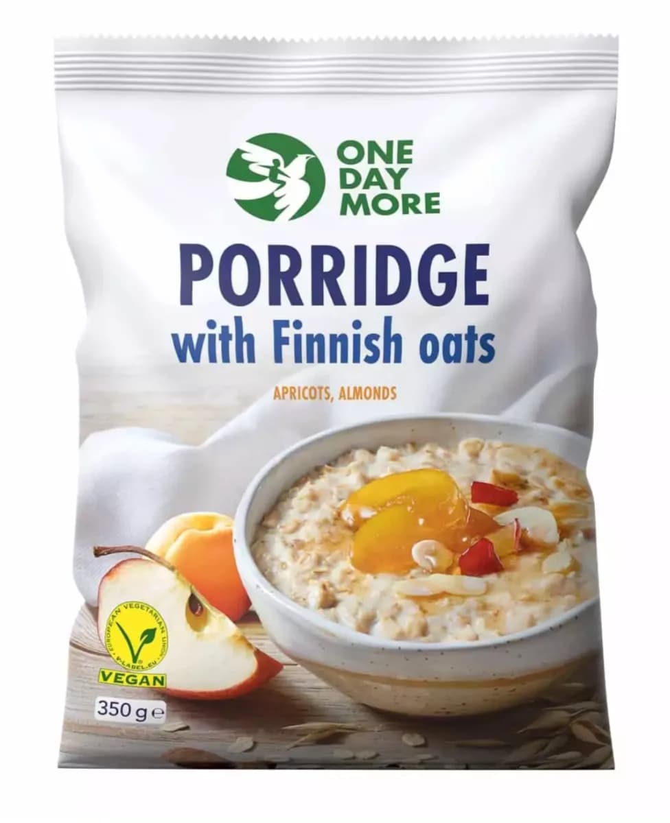 ONEDAYMORE Owsianka Fińska Morela Migdał 350g - zdjęcie 1