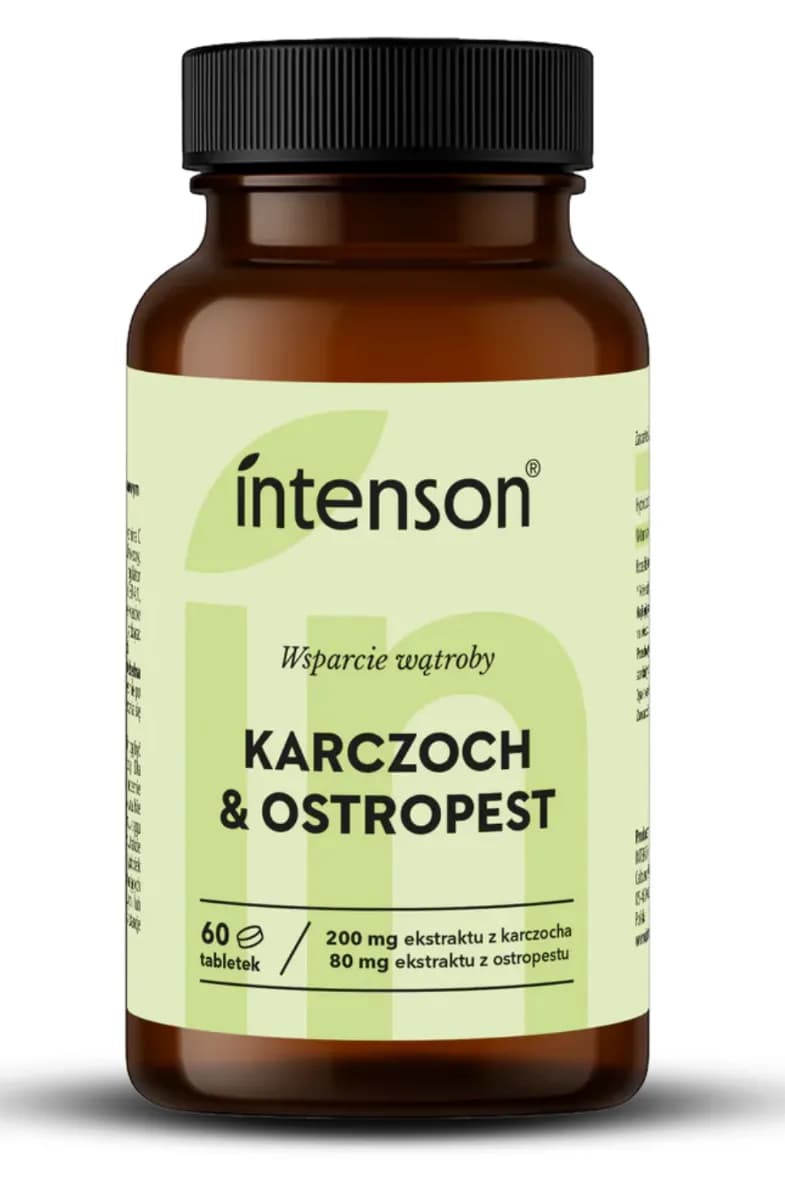 Intenson Karczoch i ostropest 60 tabletek - zdjęcie 1