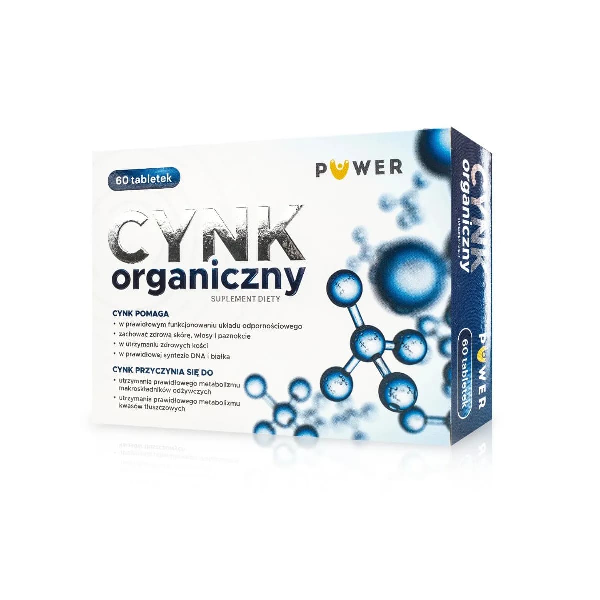 Puwer Cynk Organiczny 60 tabletek - zdjęcie 1