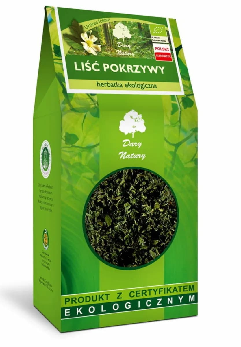 Dary Natury Herbatka Liść Pokrzywy BIO 80 g - zdjęcie 1