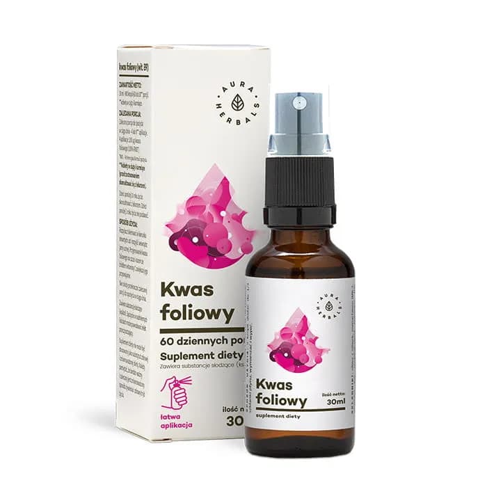 Aura Herbals Kwas foliowy 30ml - zdjęcie 1