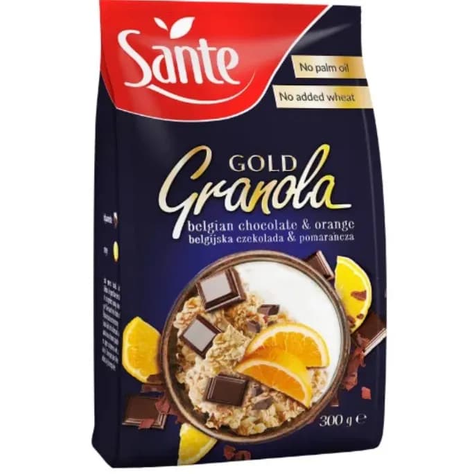 Sante Granola Gold Czekolada Pomarańcza 300g - zdjęcie 1
