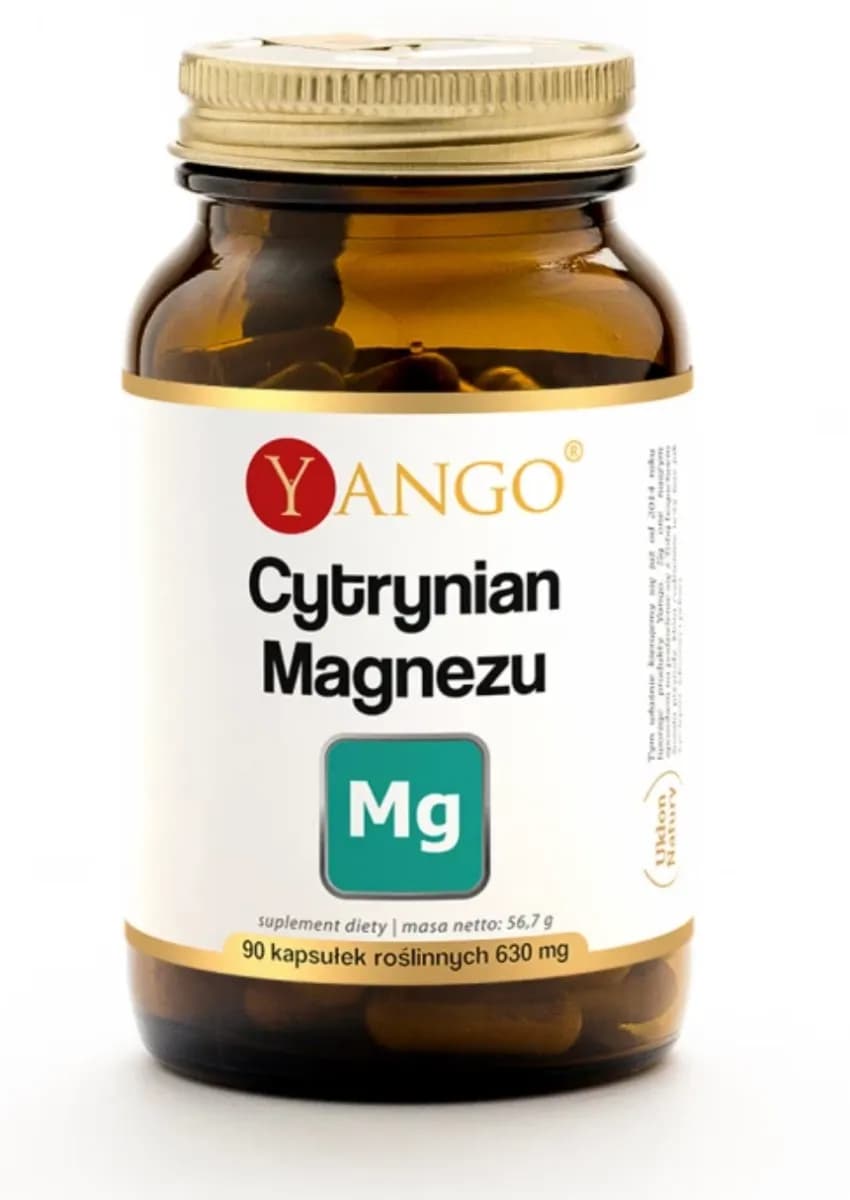 Yango Cytrynian magnezu 90 kapsułek - zdjęcie 1