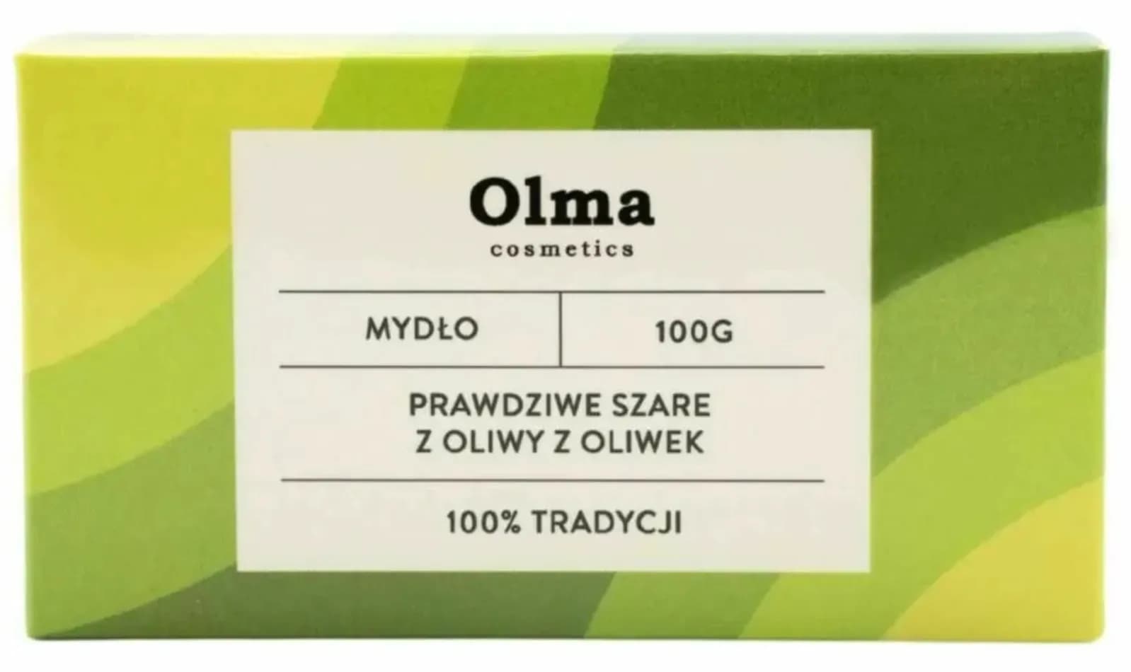 Olma Cosmetics Mydło "Prawdziwe Szare" z oliwy z oliwek 100 g - zdjęcie 1