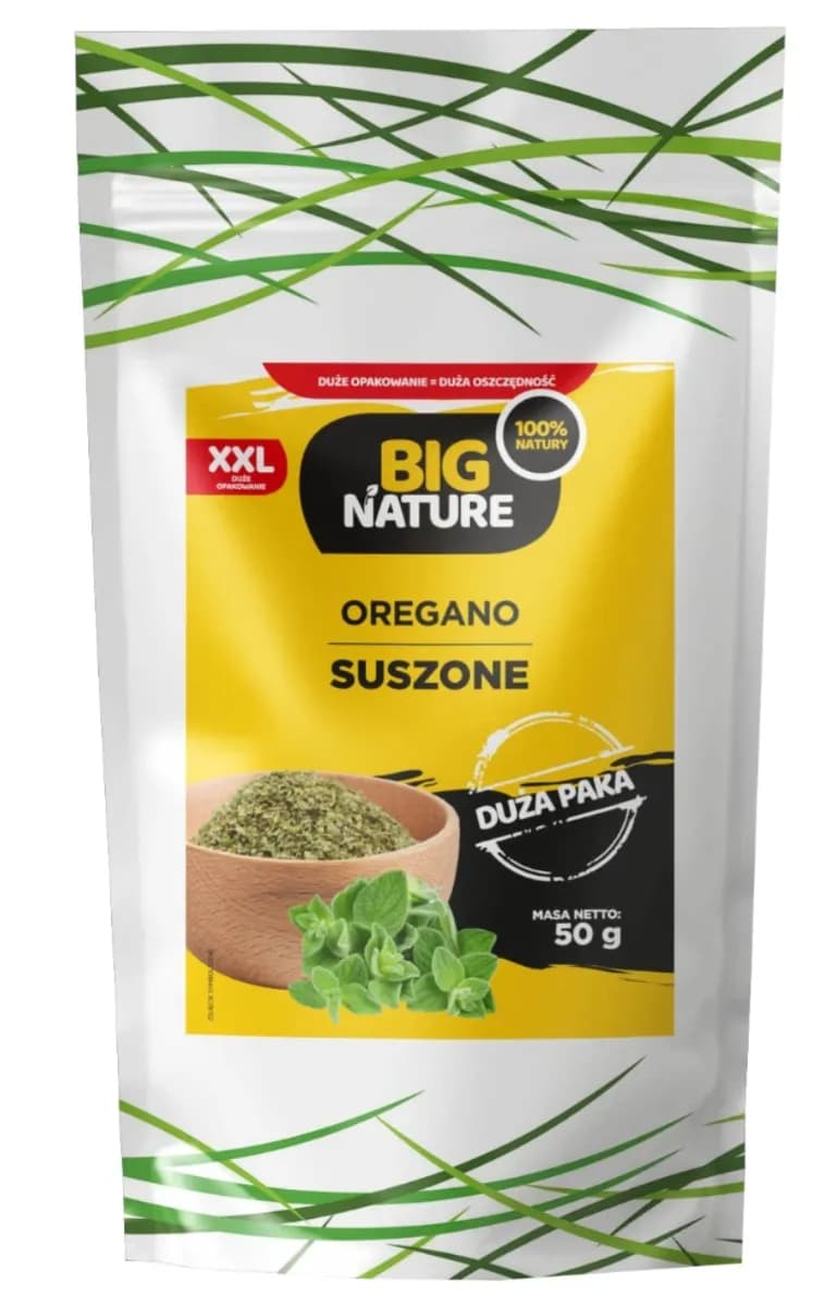 Big Nature Oregano suszone 50g - zdjęcie 1