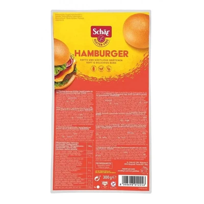 Schar Bułki Rolls Hamburger (4x75 g) 300 g - zdjęcie 1
