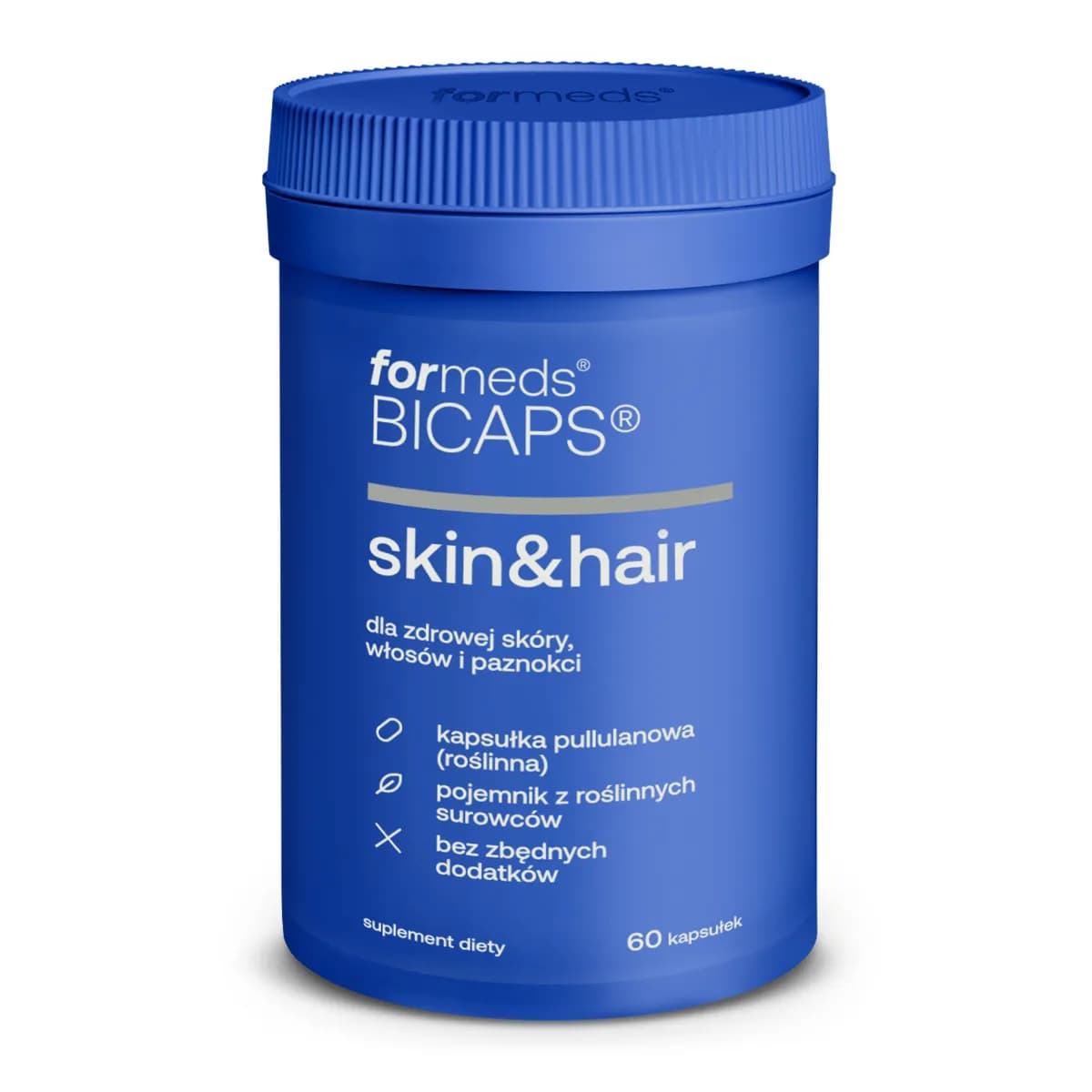 Formeds Bicaps Skin&Hair 60 kapsułek wegańskich - zdjęcie 1