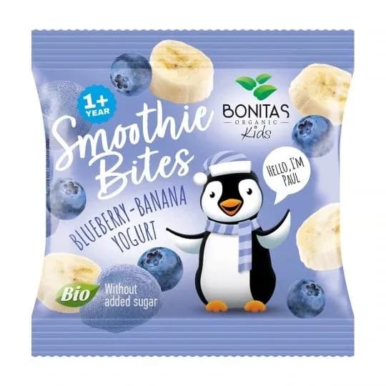 BONITAS Liofilizowana przekąska borówka-banan-jogurt BIO 10gr - zdjęcie 1