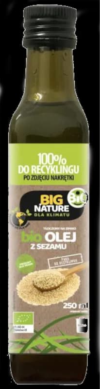 Big Nature Olej sezamowy BIO 250ml - zdjęcie 1
