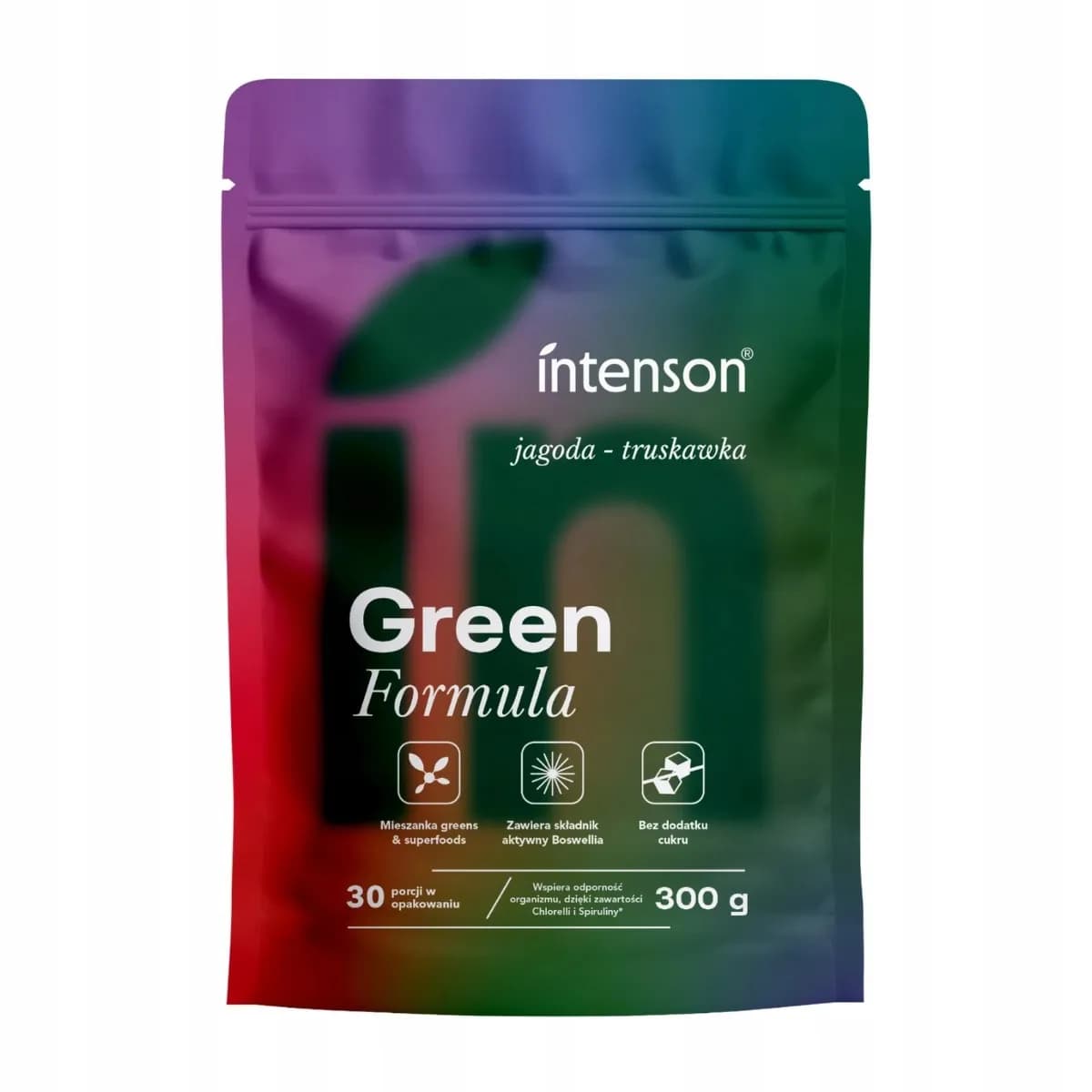 Intenson Green Formuła 300 g o smaku jagodowo-truskawkowym - zdjęcie 1