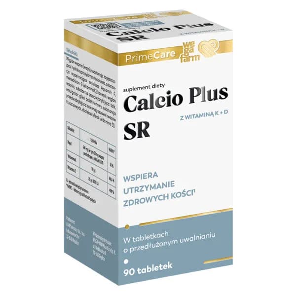 WegaFarm Calcio Plus SR 90 tabletek - zdjęcie 1