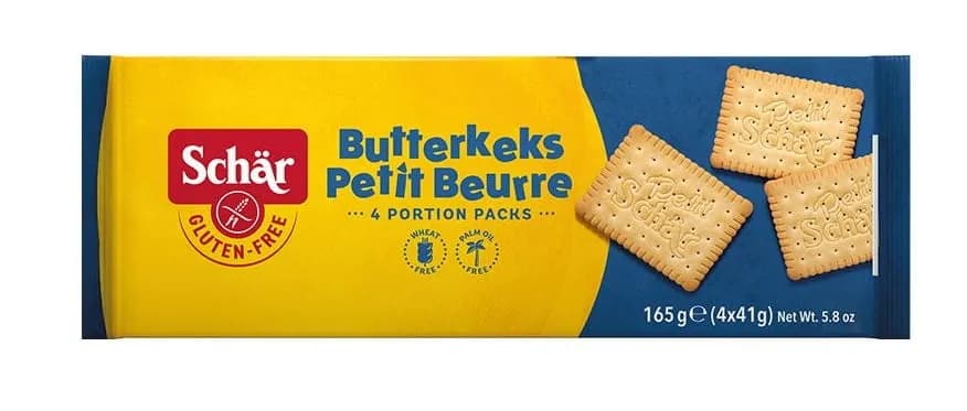 Schar Herbatniki Butterkeks Petit beurre 4x41 g 165 g - zdjęcie 1