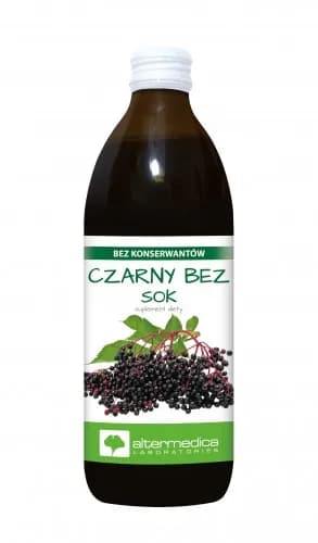 Alter Medica Sok z czarnego bzu 500ml - zdjęcie 1