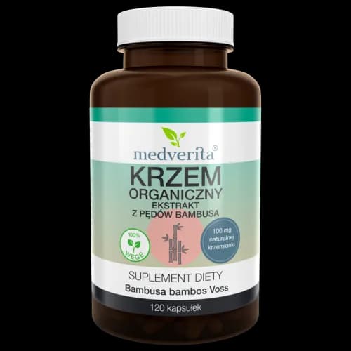 Medverita Krzem organiczny 100 mg 120 kapsułek - zdjęcie 1