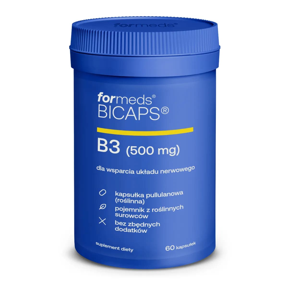 ForMeds Bicaps B3 witamina B3 60 kapsułek wegańskich - zdjęcie 1