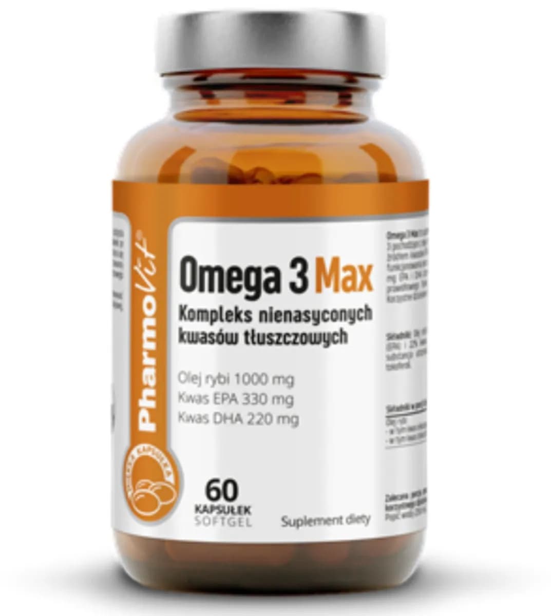 Pharmovit Omega 3 Max 60 kapsułek softgel - zdjęcie 1