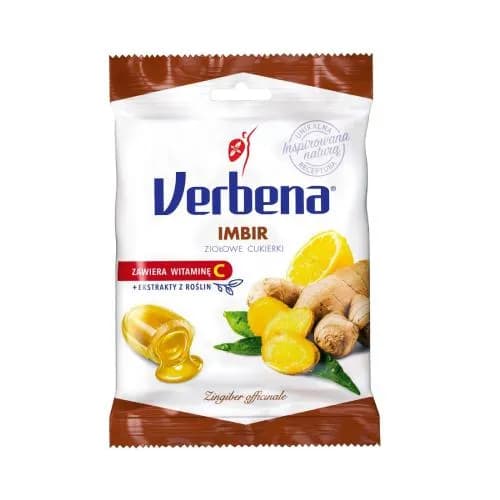 Verbena Cukierki ziołowe Imbir 60g - zdjęcie 1