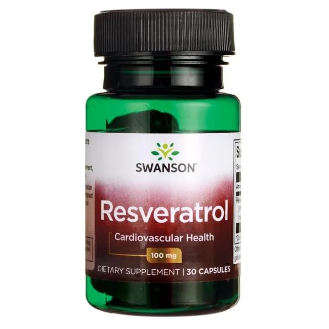 Swanson Resweratrol 100 mg 30 kapsułek - zdjęcie 1