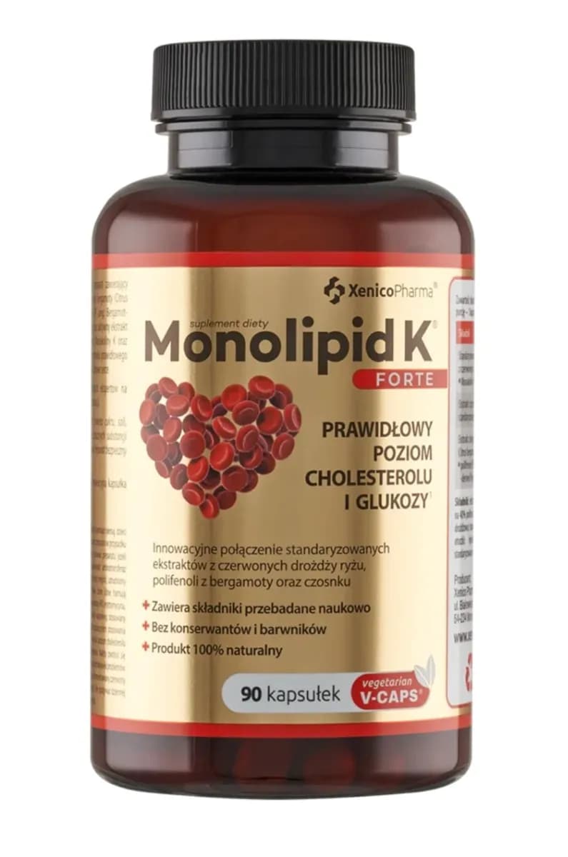 Xenico Pharma Monolipid K Forte 90 kapsułek - zdjęcie 1