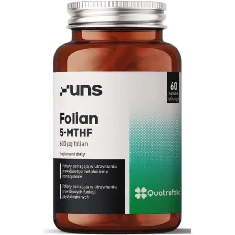 UNS Folian 5-MTHF 60 vege kapsułek - zdjęcie 1