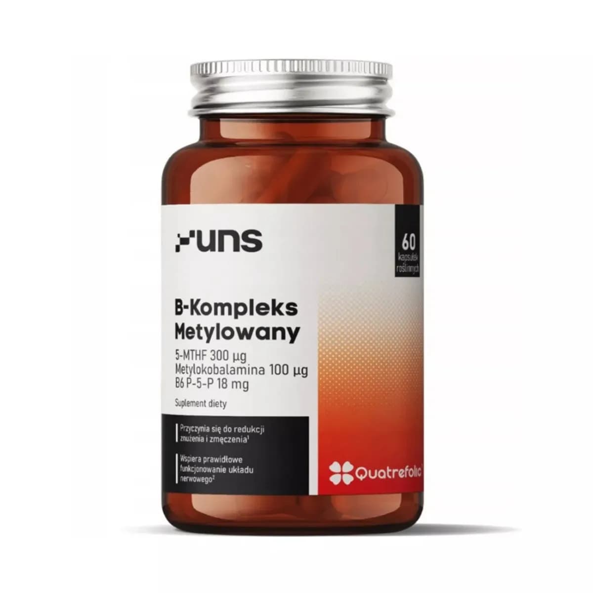 UNS B-Kompleks Metylowany 60 vege kapsułek - zdjęcie 1