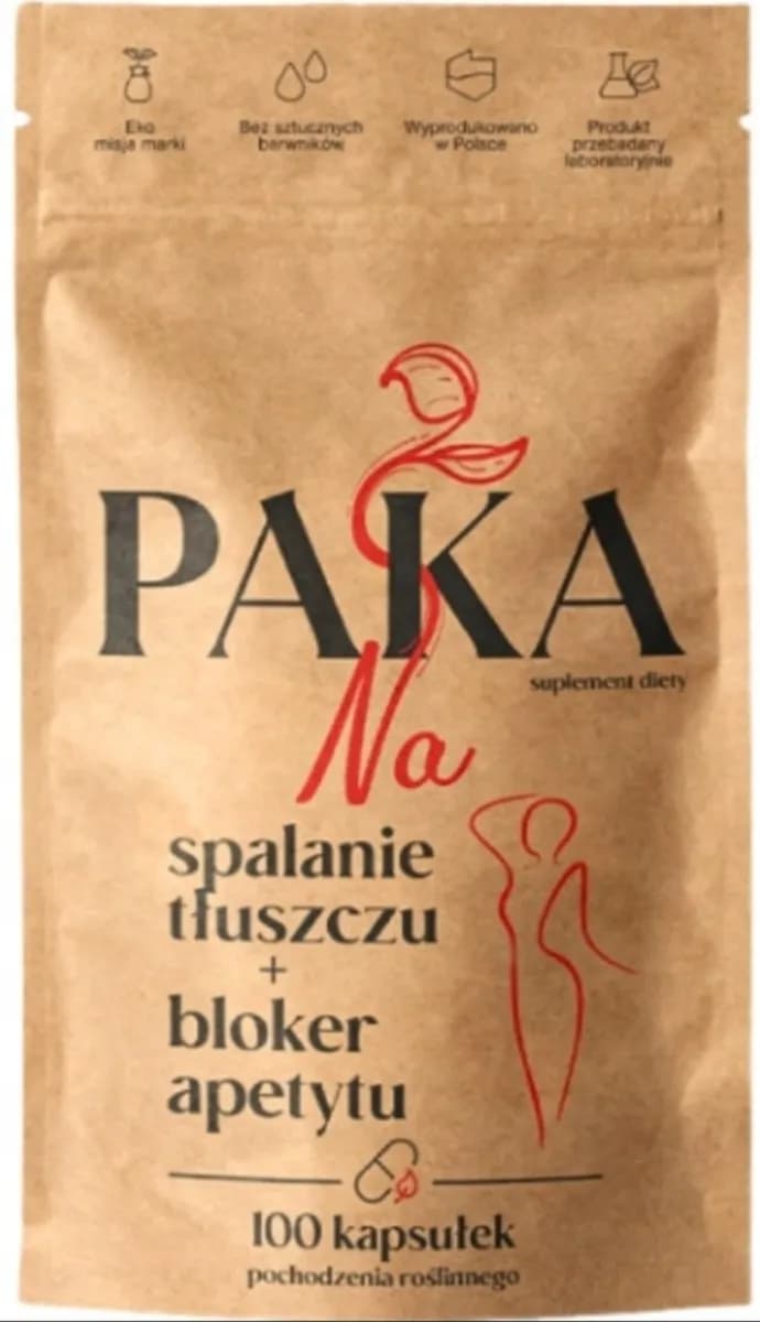 Paka Natury Na spalanie tłuszczu + bloker apetytu 100 kapsułek - zdjęcie 1