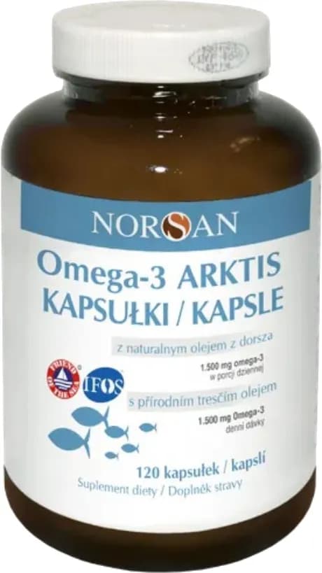 Norsan Omega-3 Arktis Kapsułki 120 kapsułek - zdjęcie 1
