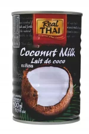 Real Thai Kokosowy krem ekstrakt 85% tłuszcz 19% puszka 400 ml - zdjęcie 1