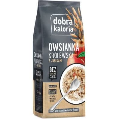 Dobra kaloria Owsianka królewska z jabłkami 320 g - zdjęcie 1