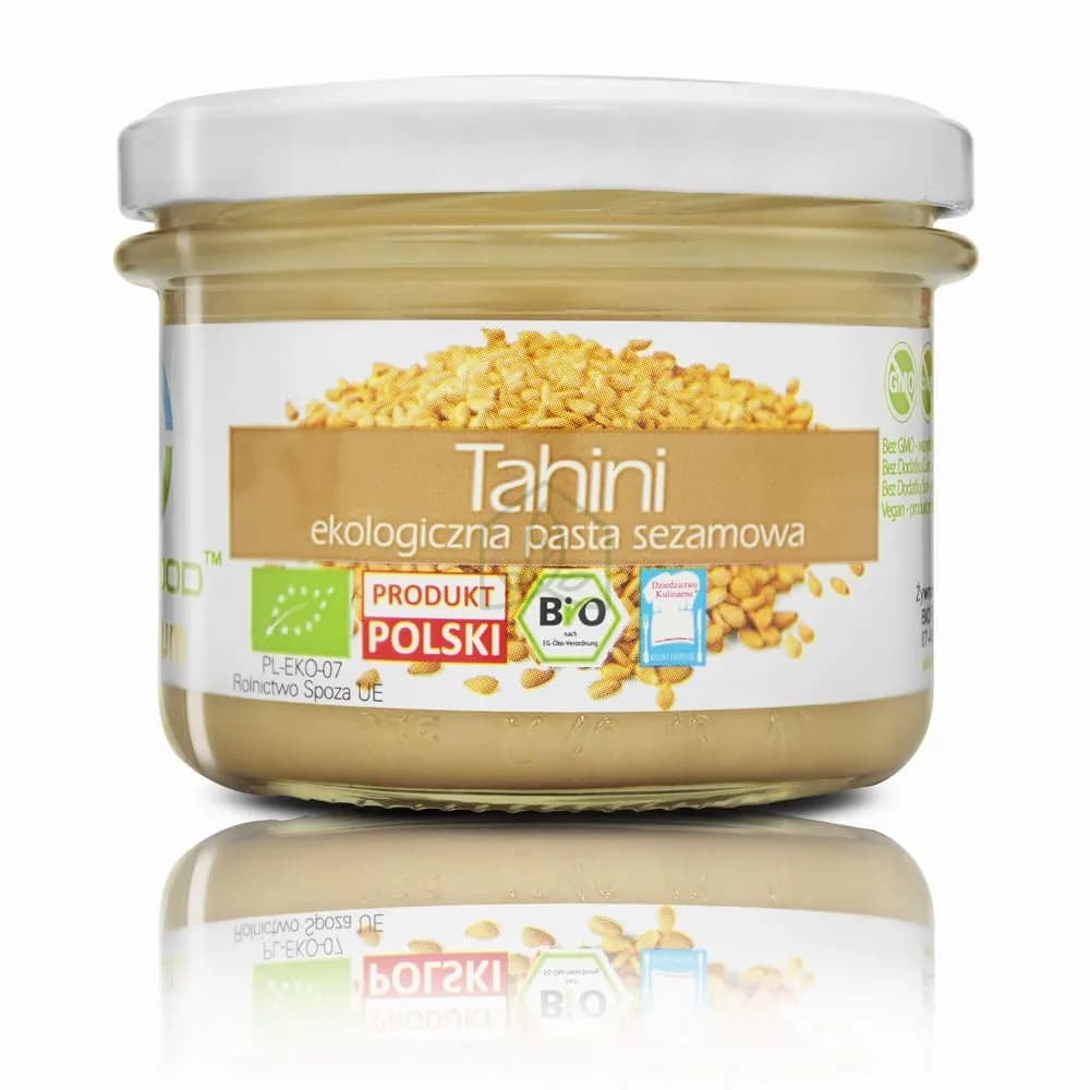 BIOFOOD Tahina pasta sezamowa BIO 180 g - zdjęcie 1