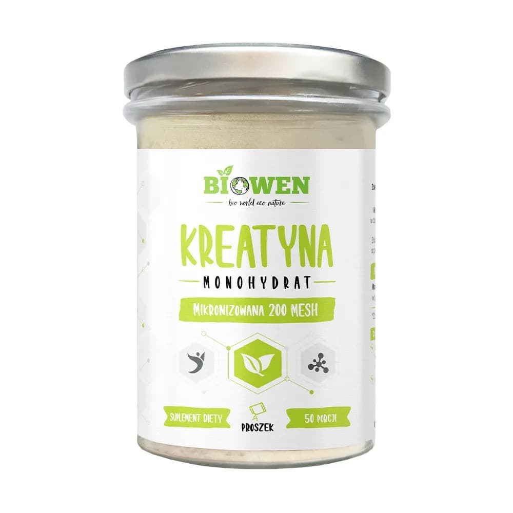 Biowen Kreatyna monohydrat mikronizowana 200 MESH proszek 250 g - zdjęcie 1