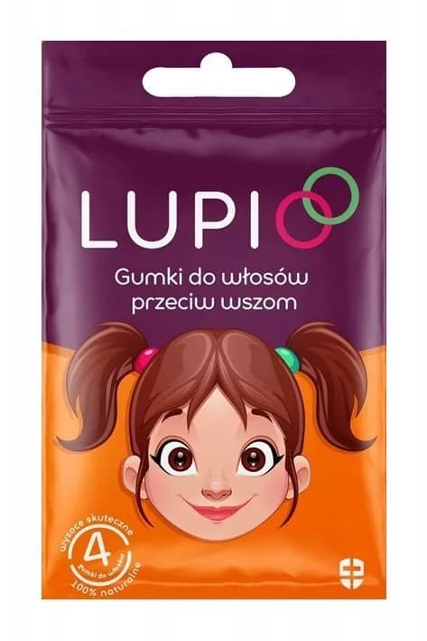 LUPIO gumki do włosów przeciw wszom 4 sztuki - zdjęcie 1