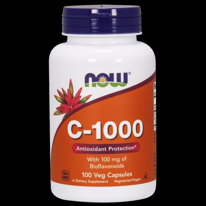 Now Foods witamina C-1000 z bioflawonoidami (100mg) 100 wegańskich kapsułek - zdjęcie 1