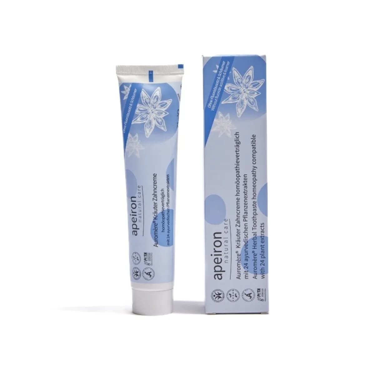 Apeiron Pasta do zębów 24 zioła + mięta bez fluoru 75 ml - zdjęcie 1