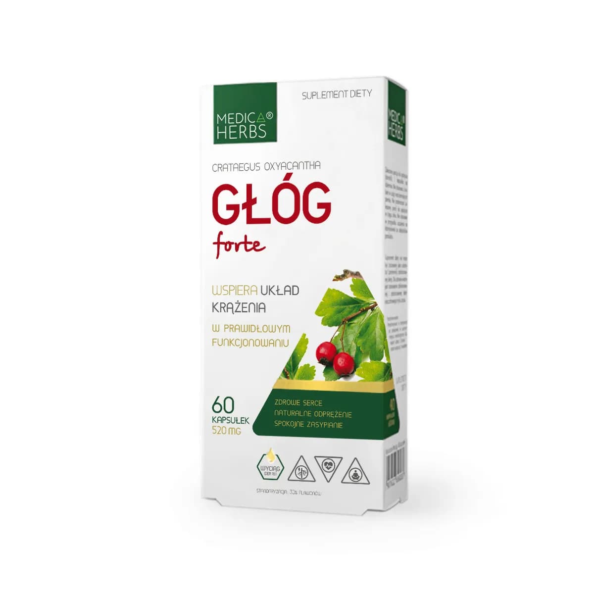 Medica Herbs Głóg Forte 60 kapsułek - zdjęcie 1