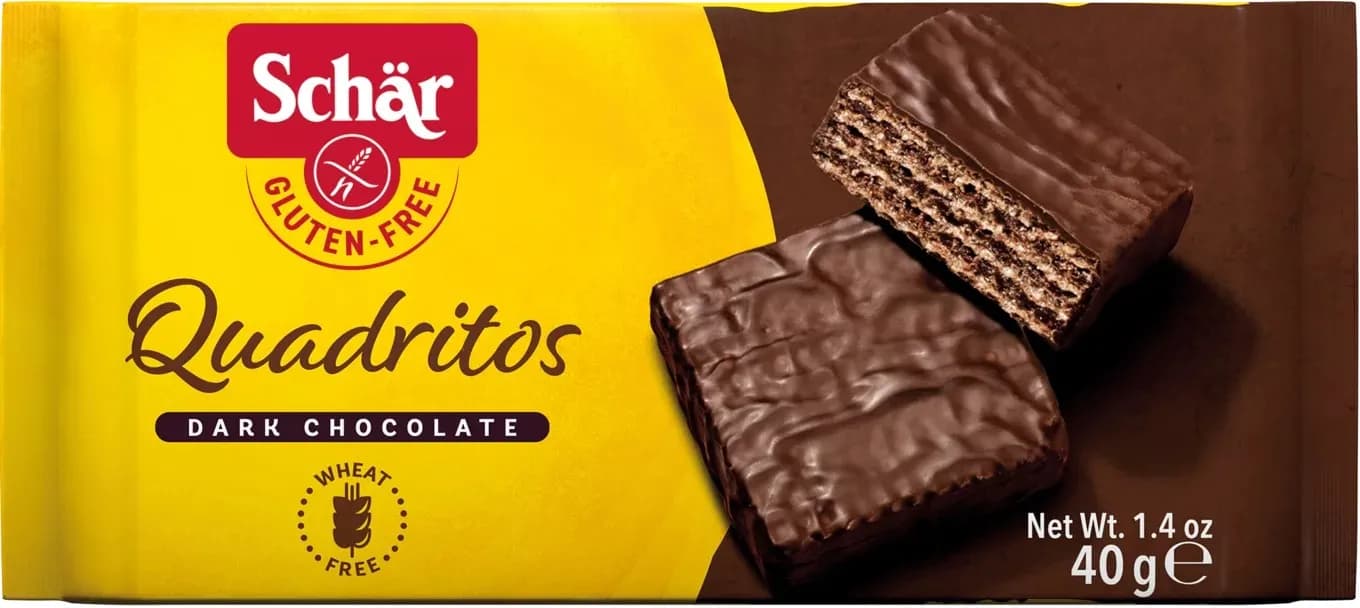 Schar Wafle czekoladowe Quadritos 2x20 g 40 g - zdjęcie 1